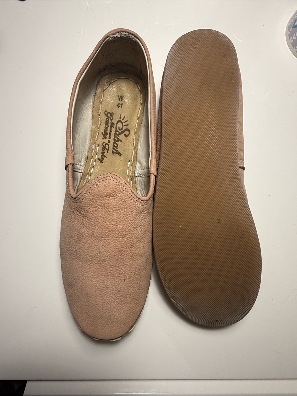 Women’s Sabah Slip ons - pale pink size 41 (9) - Picture 4 of 8